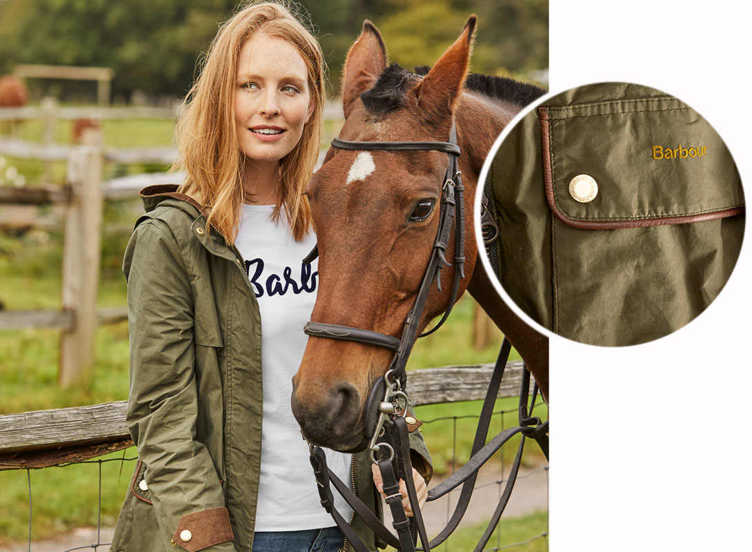 barbour durham damen