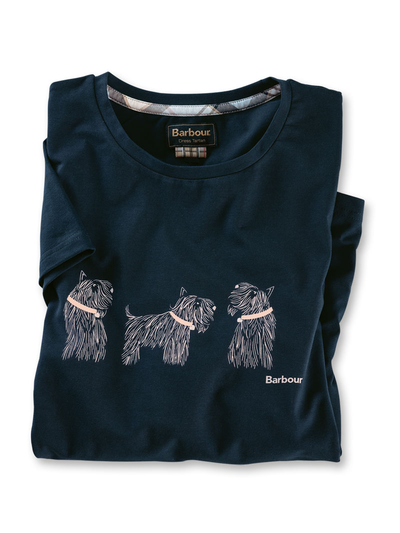 BarbourShirt 'Scottish Terriers' in Navy Barbour Damen