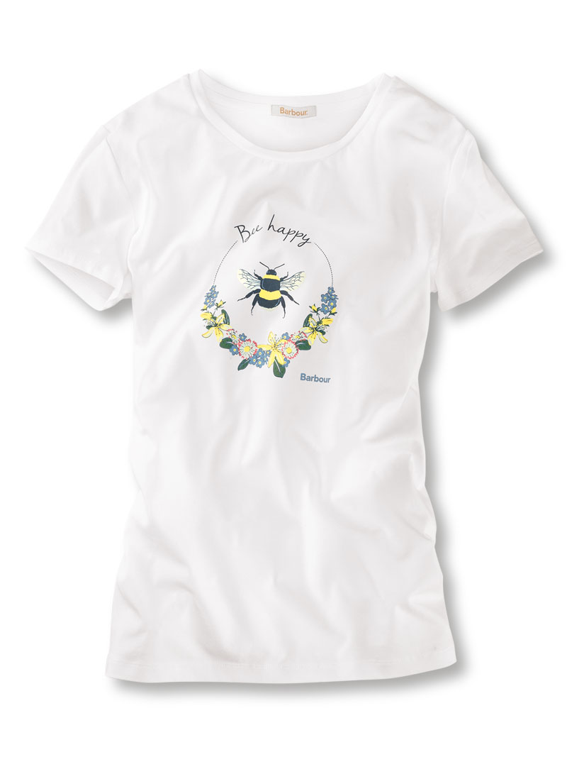  Frühlings-Shirt 'Bee happy' von Barbour