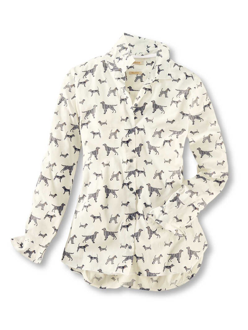 BarbourBluse 'Lovely Dogs' Damen Sonderangebote Barbour
