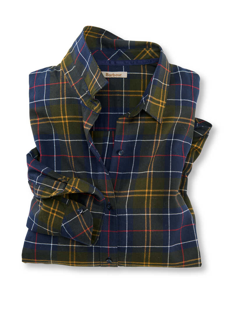 Produktbild zu Oversized-Tartanbluse Elishaw