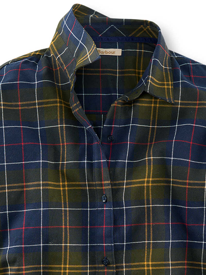 Alternatives Bild 2 zu Oversized-Tartanbluse Elishaw