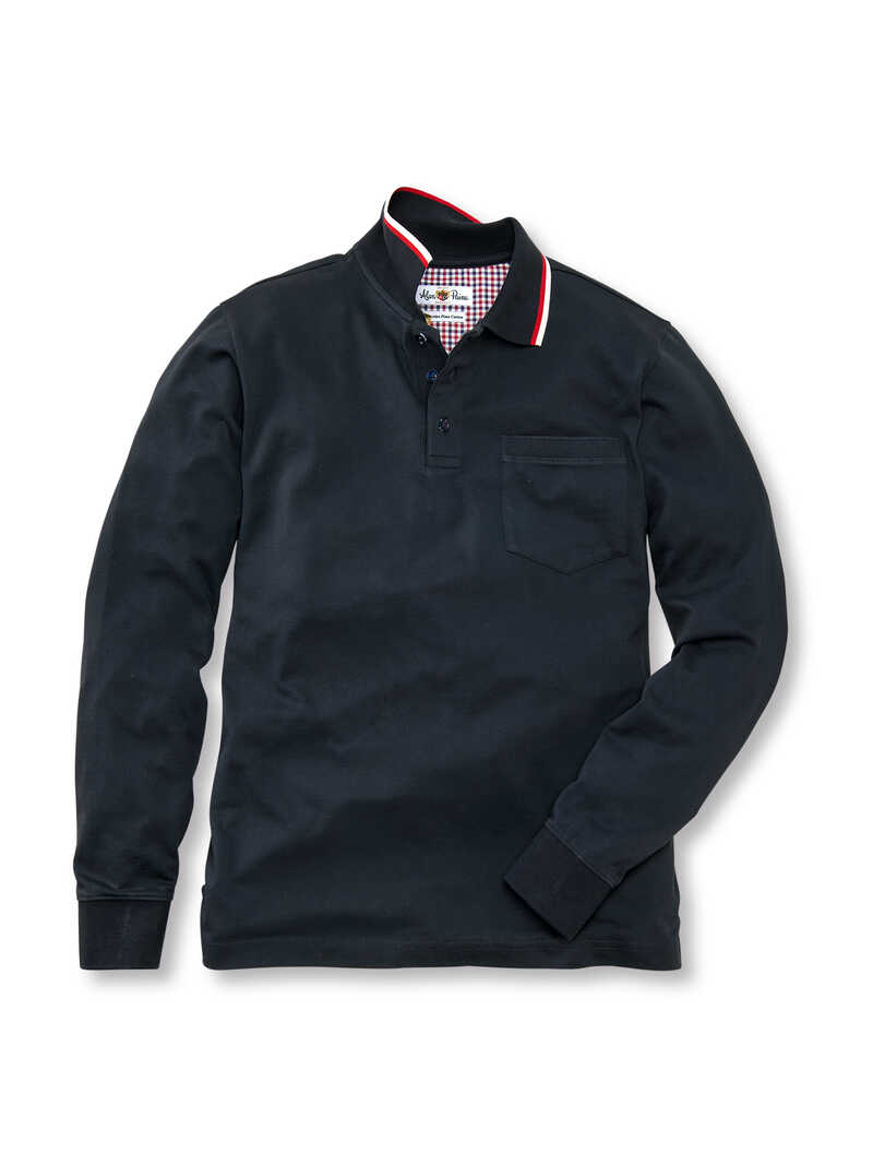 Alternatives Bild 1 zu Herren-Poloshirt Pima-Baumwolle