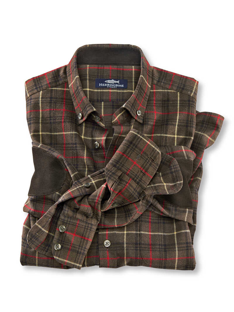 Produktbild zu Karohemd mit rmelpatches