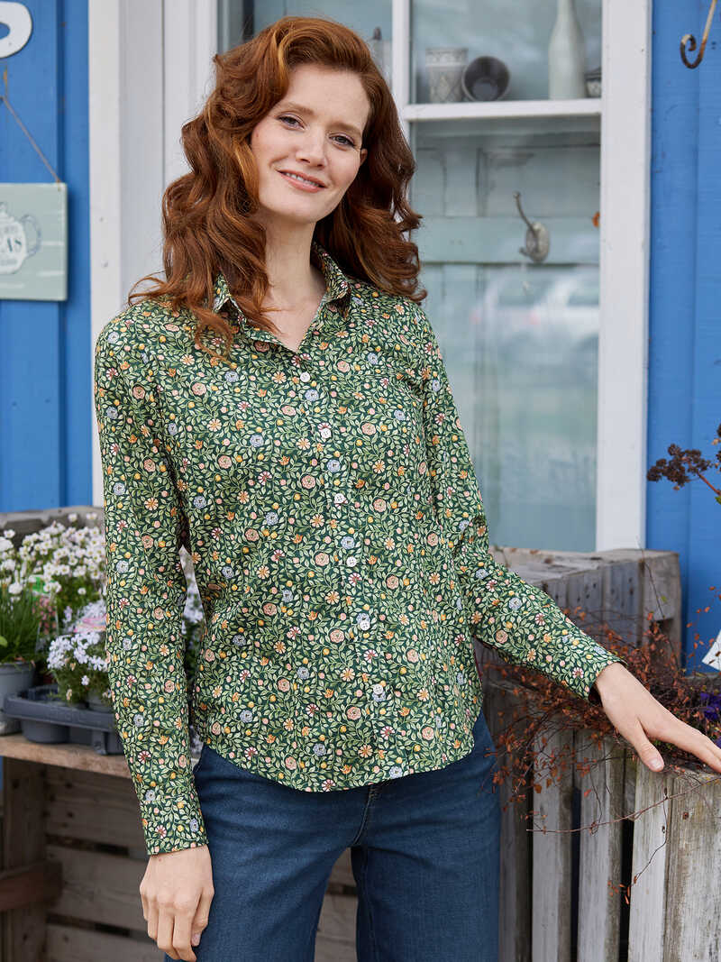 Alternatives Bild 2 zu Liberty-Bluse mit Rosen