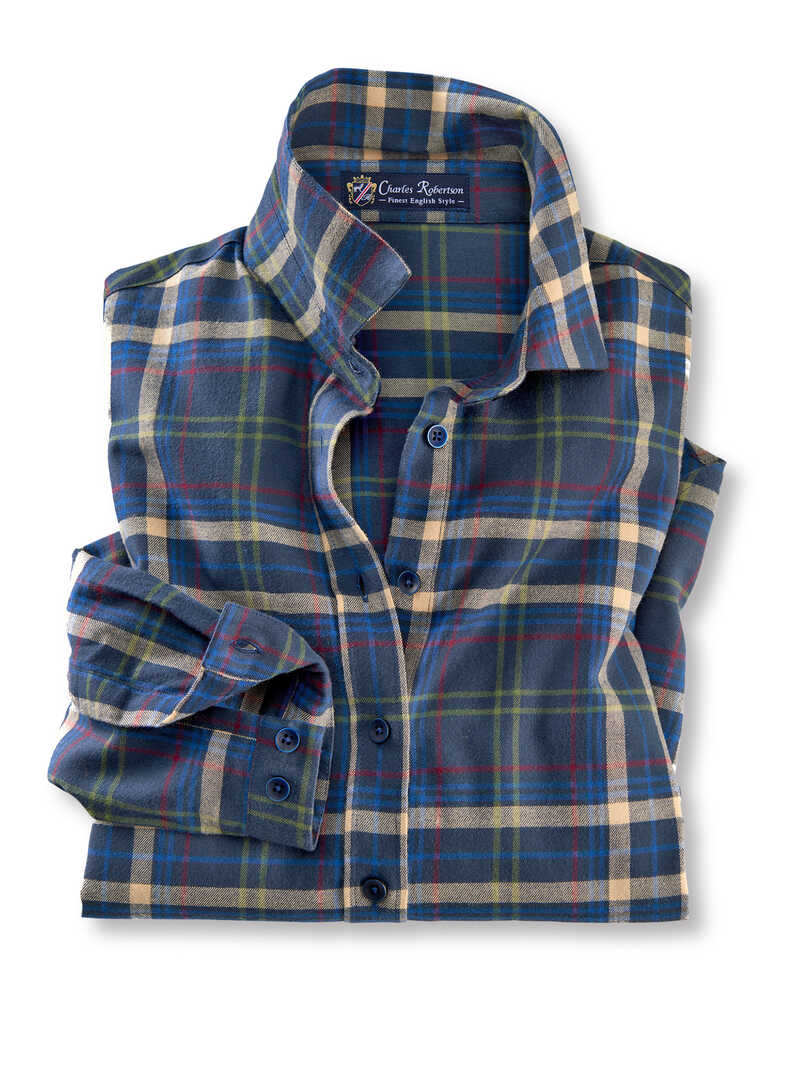 Produktbild zu Karo-Twillbluse