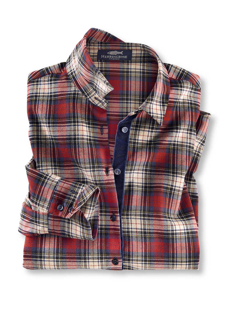Produktbild zu Flanell-Bluse Stewart Tartan