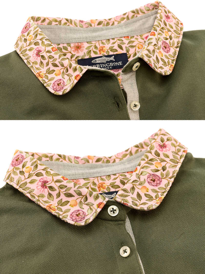 Alternatives Bild 2 zu Poloshirt mit Liberty-Cordkragen