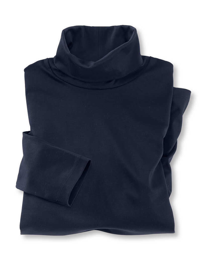 Produktbild zu Jersey-Rollkragenshirt