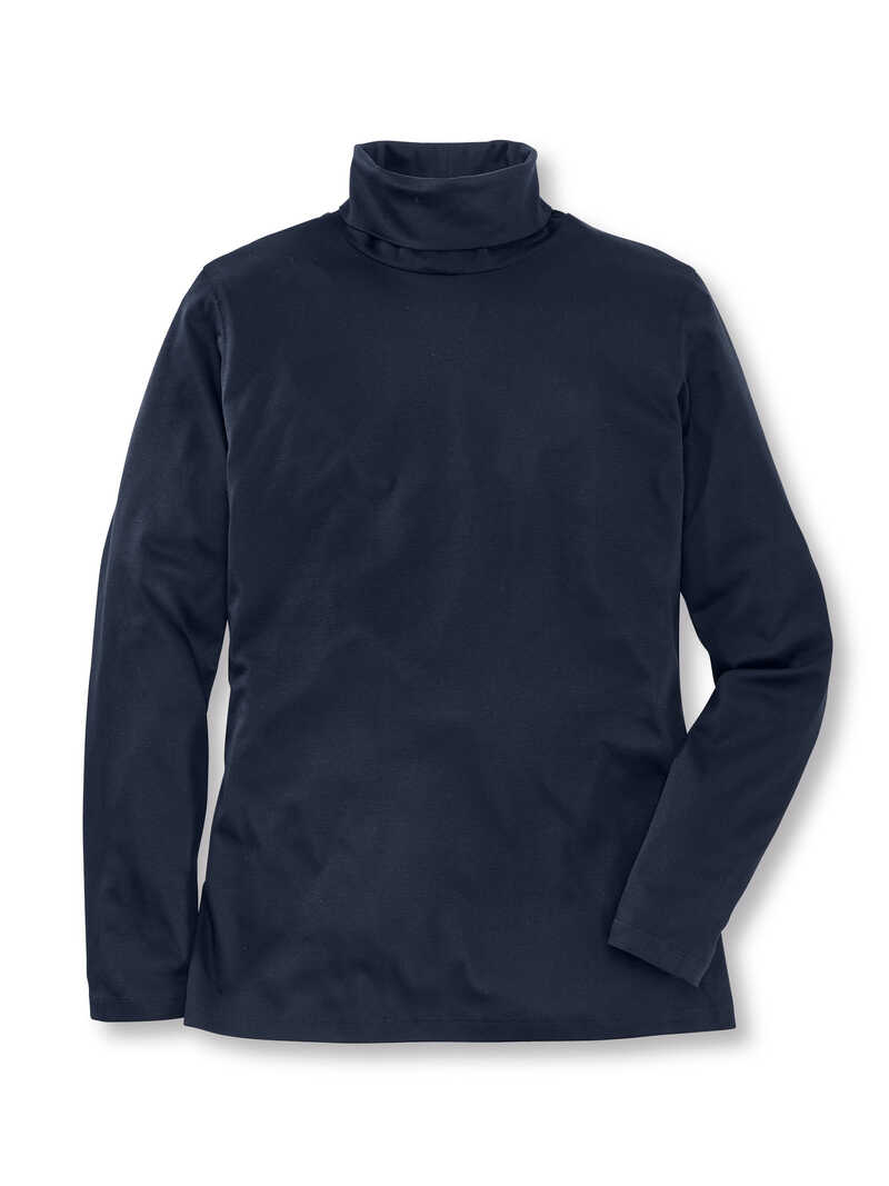 Alternatives Bild 1 zu Jersey-Rollkragenshirt