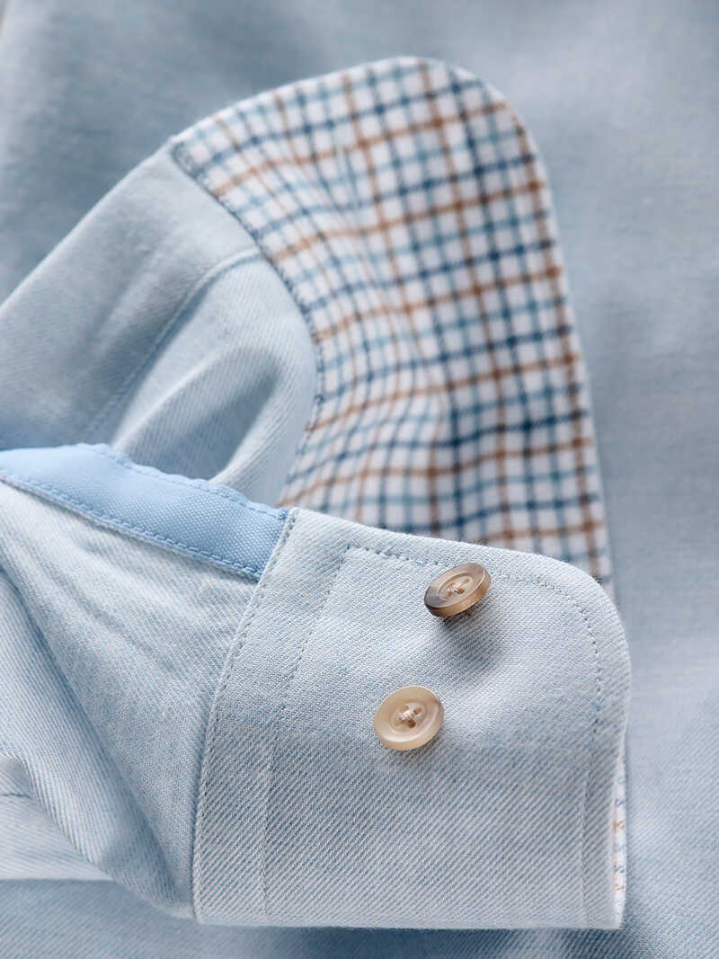 Alternatives Bild 2 zu Flanellhemd mit Tattersallgewebe