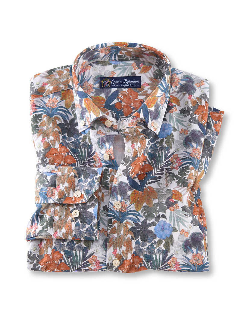 Produktbild zu Sommerhemd St Ives mit Blumenprint