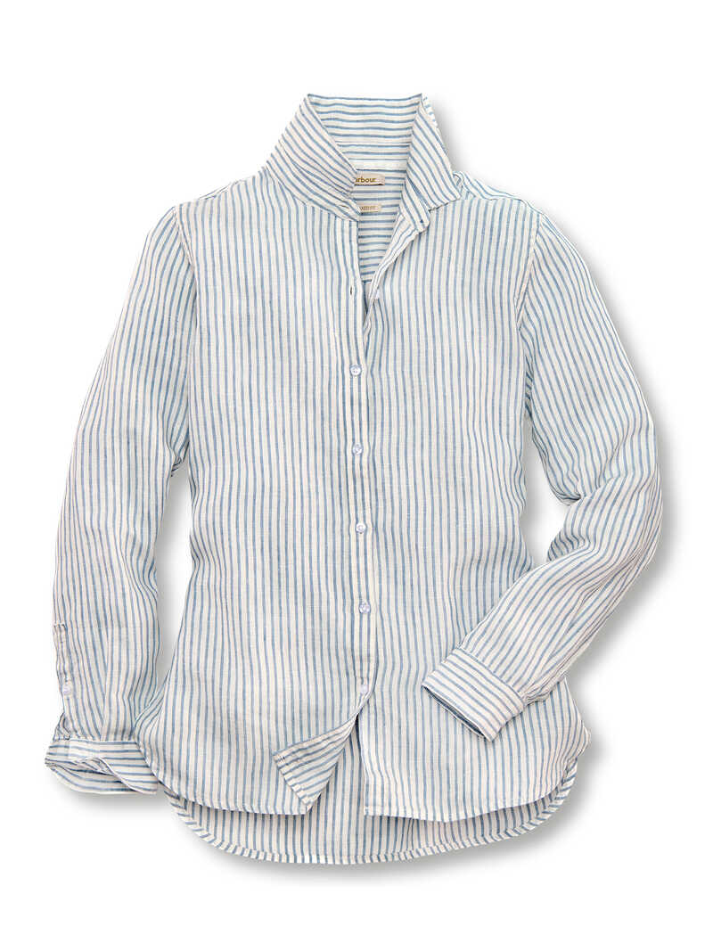 Alternatives Bild 1 zu Leinen-Hemdbluse Summer Stripes