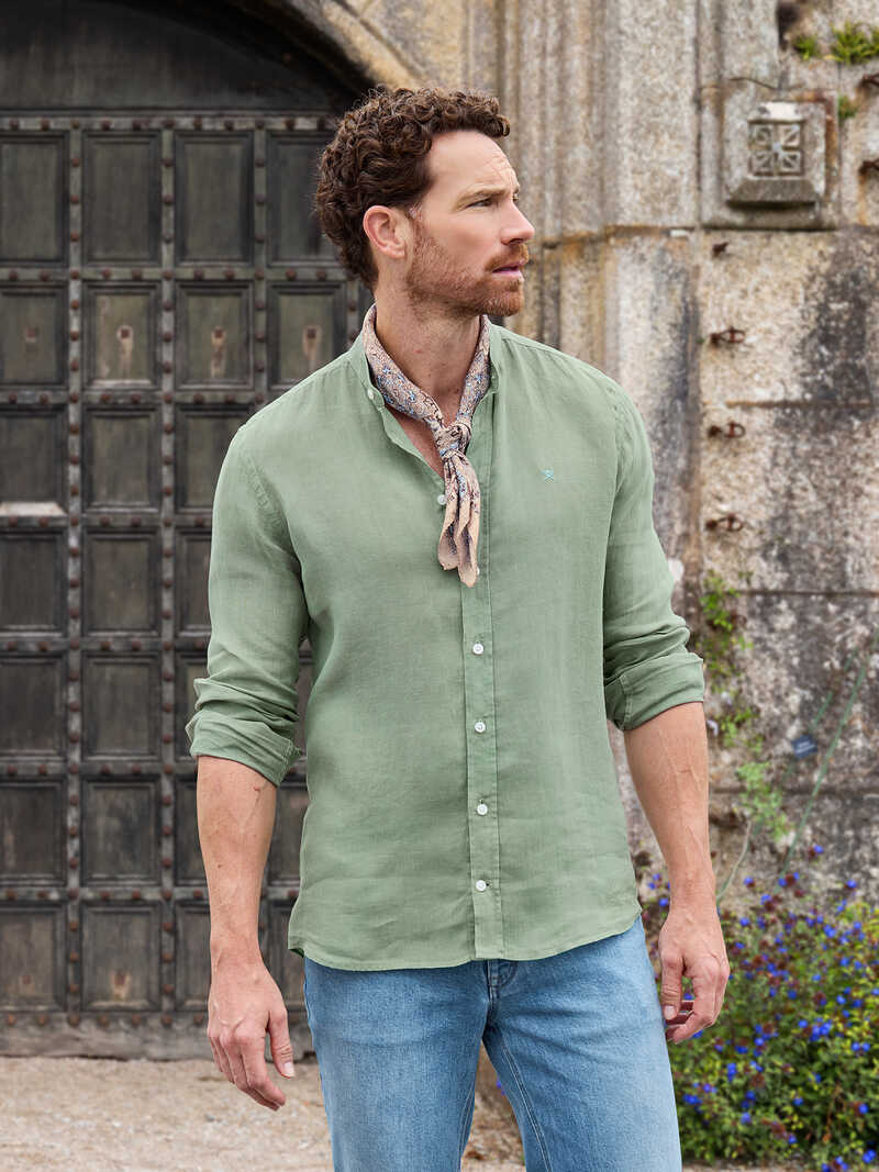 Alternatives Bild 1 zu Stehkragenhemd