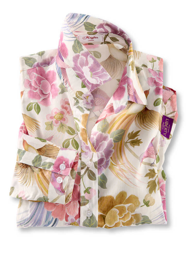 Produktbild zu Liberty-Bluse Paradise Birds