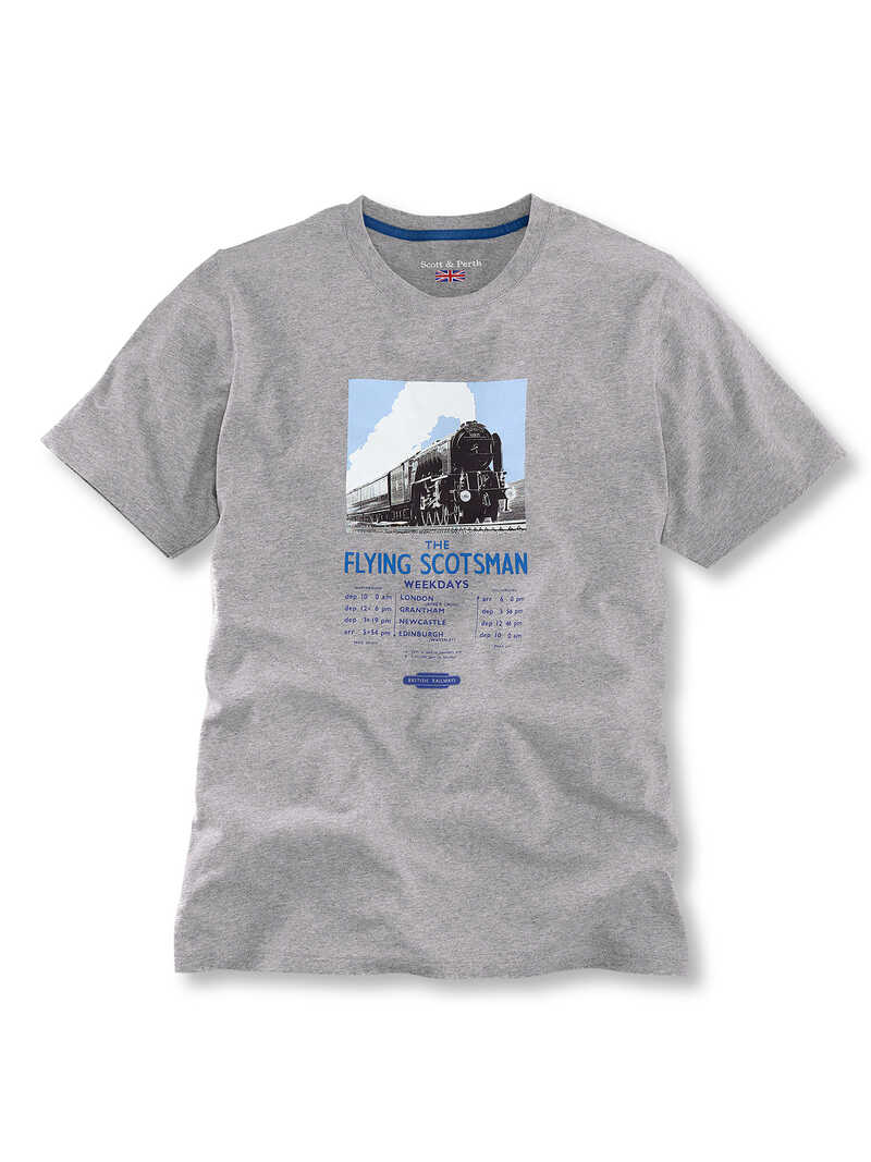 Produktbild zu T-Shirt Flying Scotsman Timetable