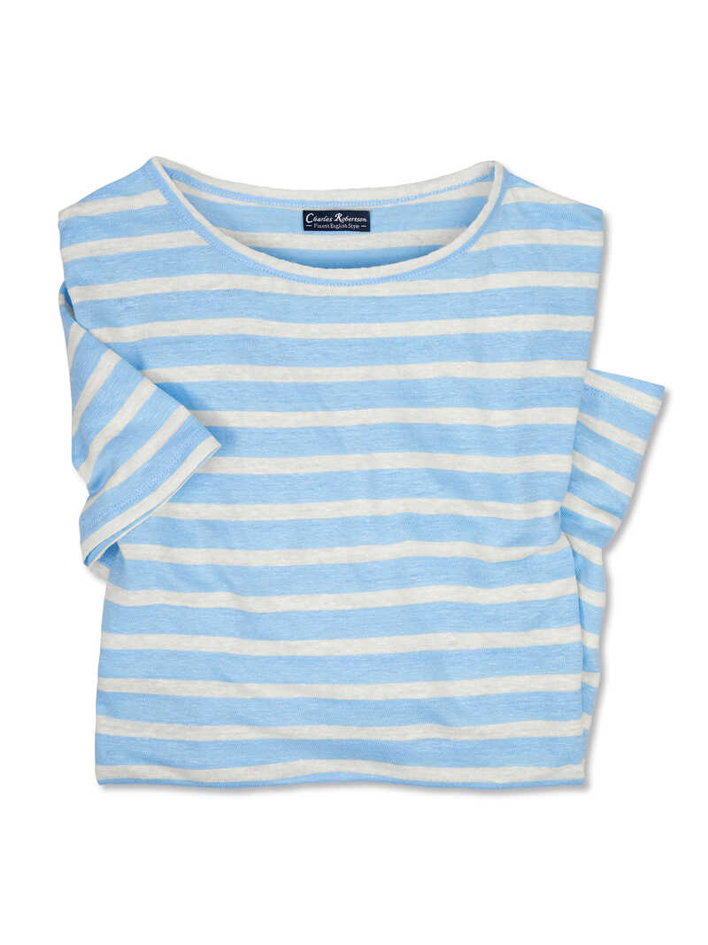 Produktbild zu Leinen-Ringelshirt