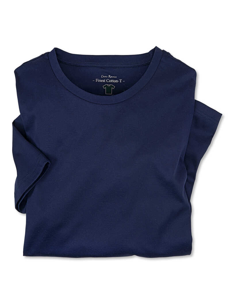 Produktbild zu Jersey-T-Shirt mit Rundhalsausschnitt