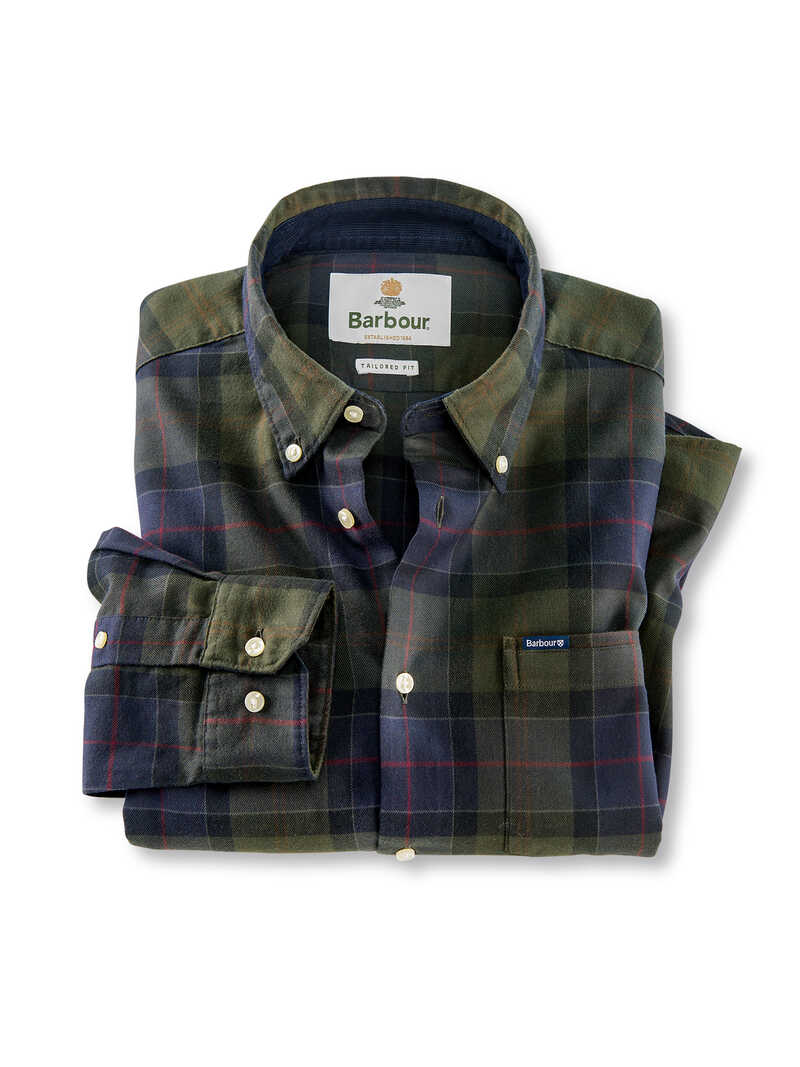 Produktbild zu Twill-Hemd Shadow Tartan