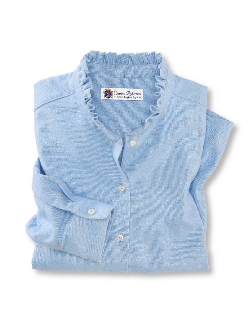 Produktbild zu R�schen-Flanellbluse