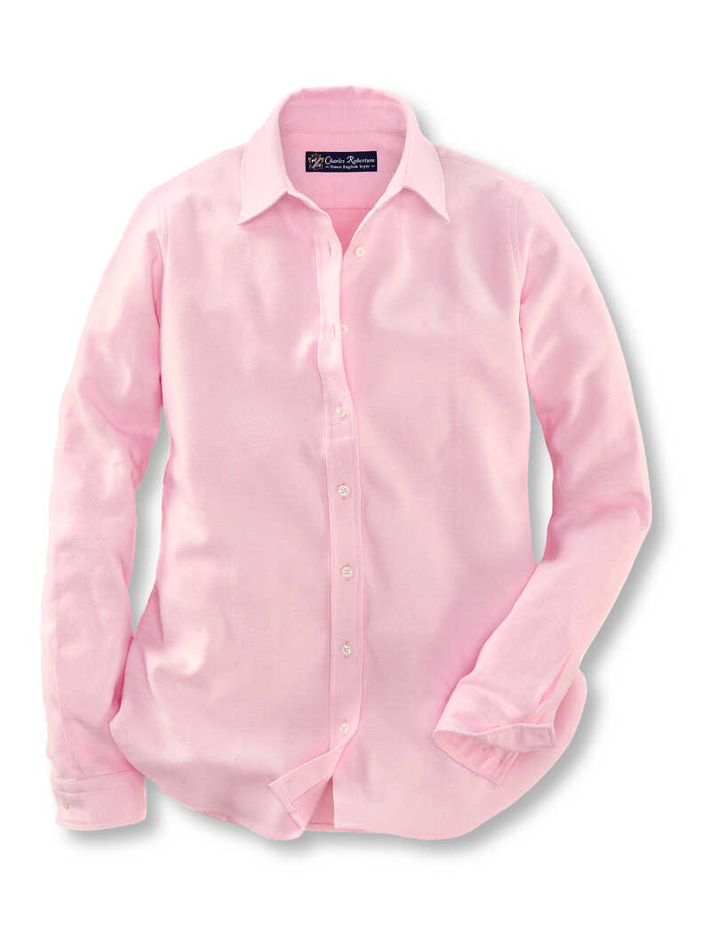 Produktbild zu Rosa Flanellbluse