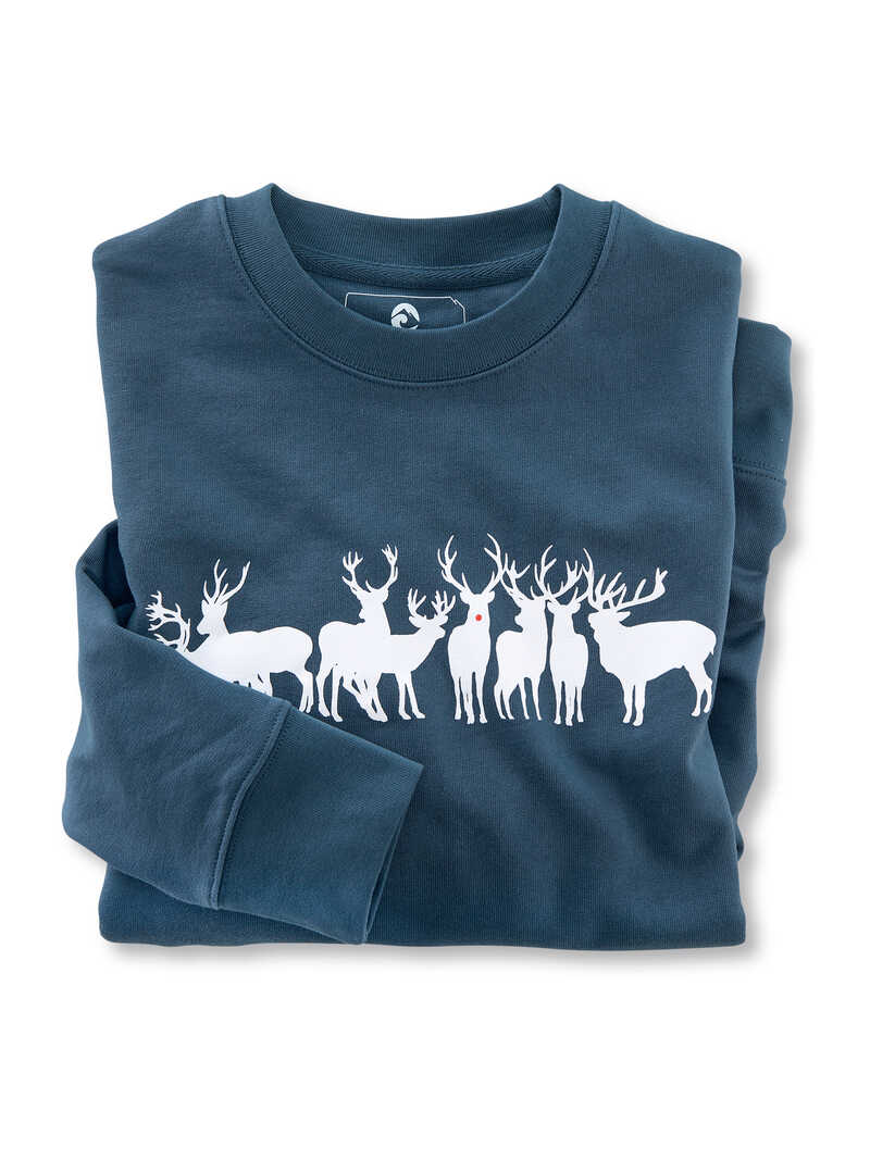 Produktbild zu Sweater mit Rentieren