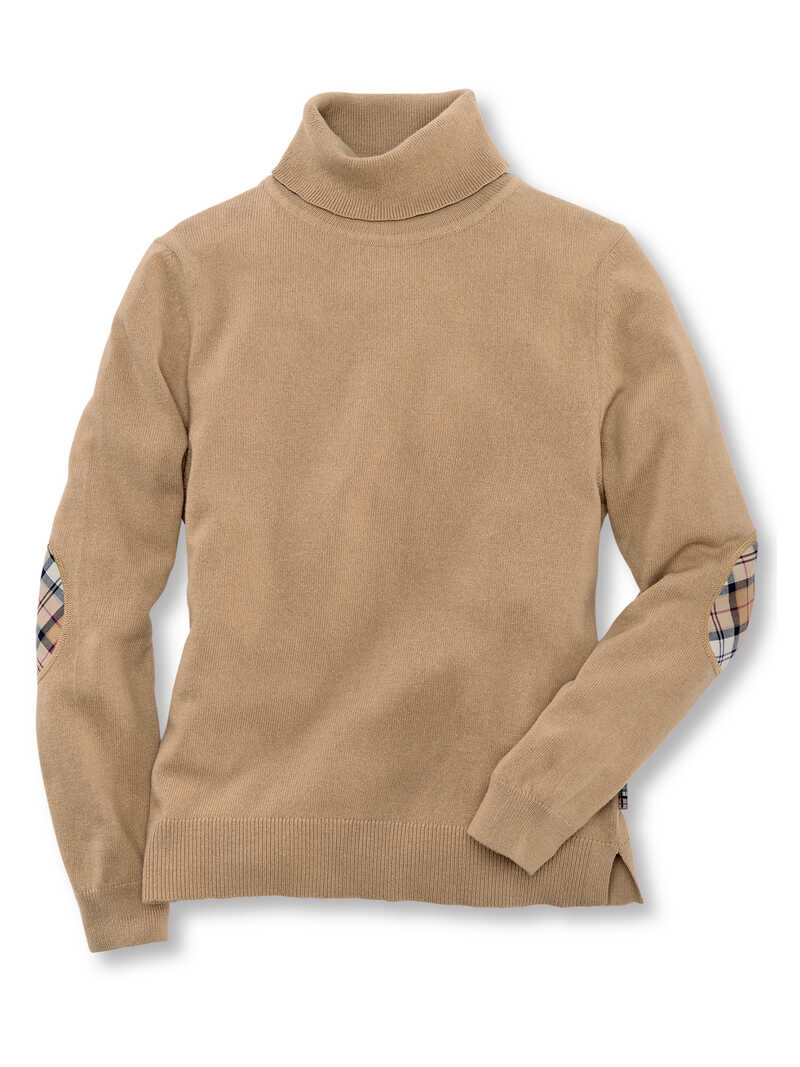 Alternatives Bild 1 zu Rollkragenpullover mit rmelpatches