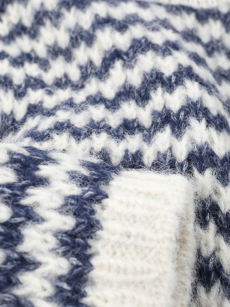 Alternatives Bild 3 zu Strickpullover mit Zick-Zack-Muster