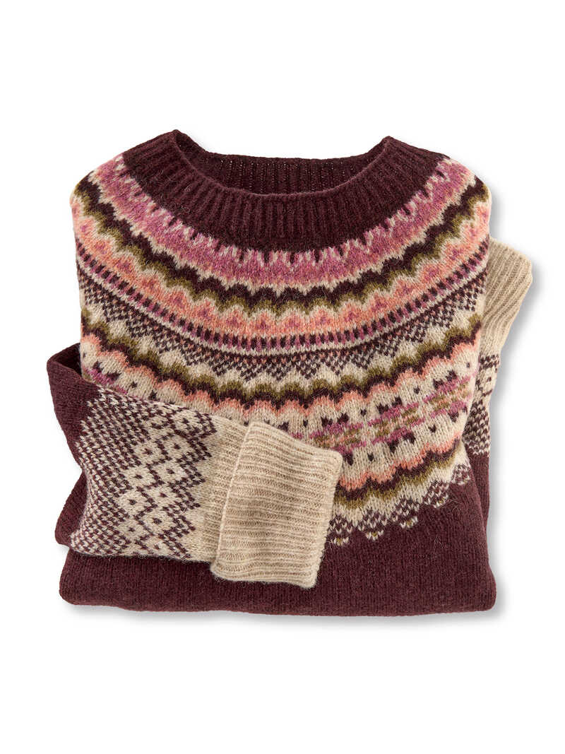 Alternatives Bild 1 zu Fair-Isle-Schurwollpullover