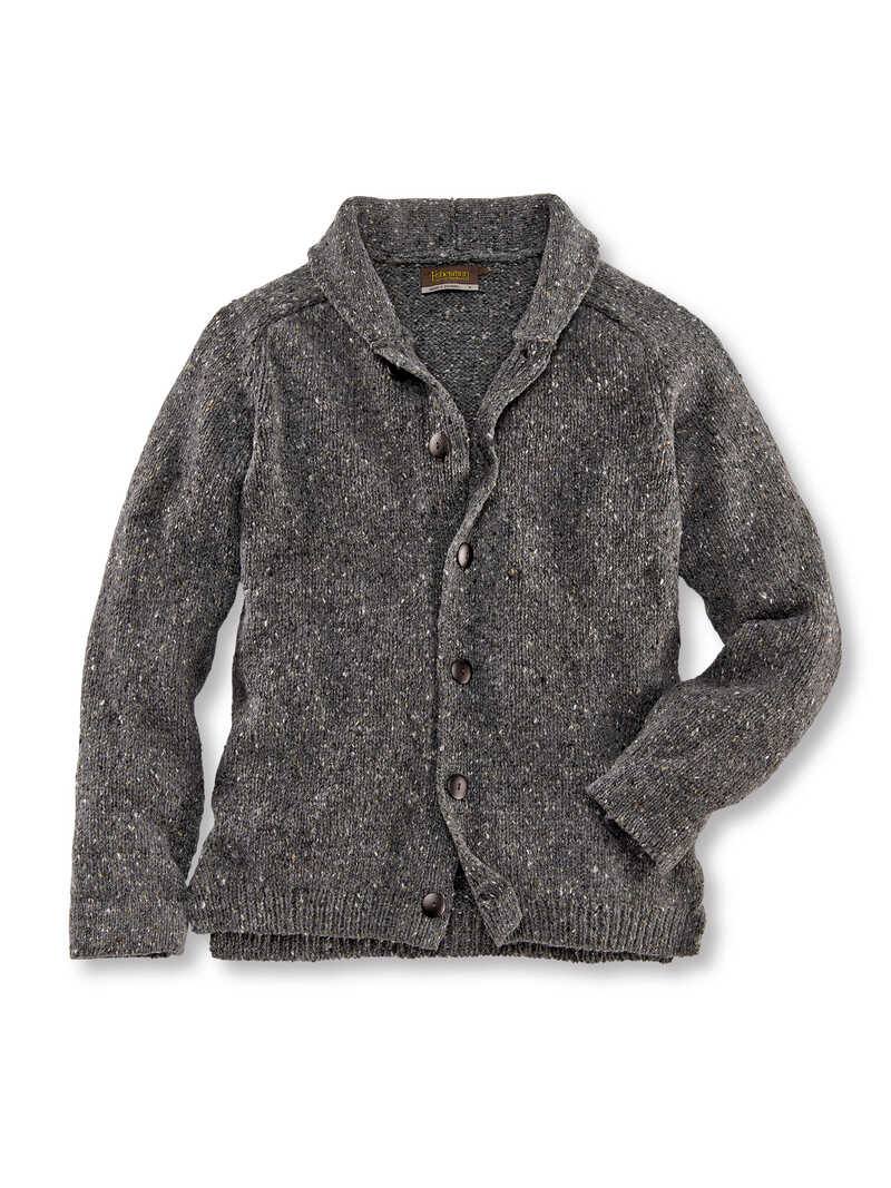 Alternatives Bild 1 zu Donegal-Cardigan mit Schalkragen