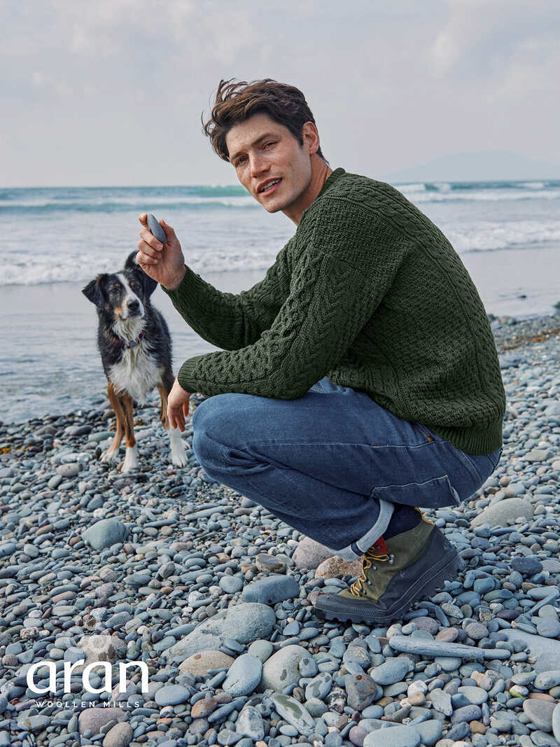 Alternatives Bild 1 zu Zopfstrick-Aranpullover