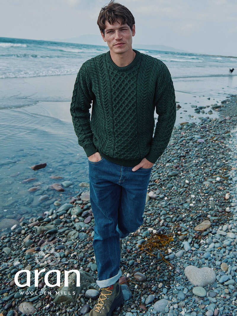 Alternatives Bild 4 zu Zopfstrick-Aranpullover