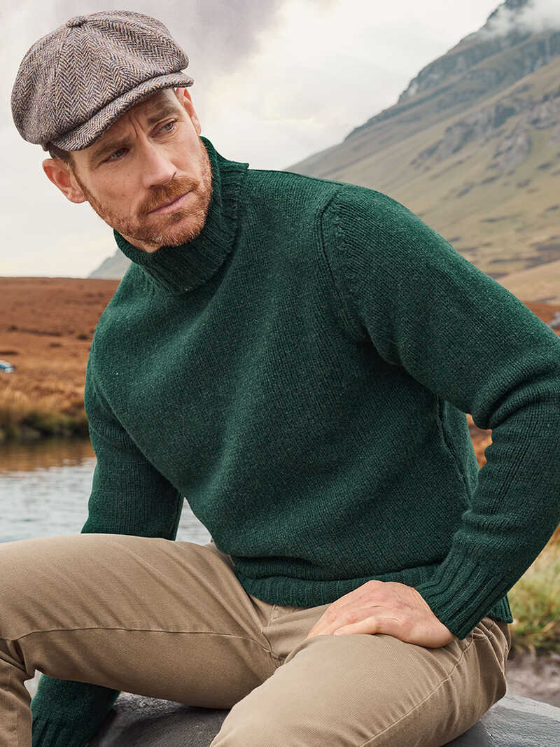 Alternatives Bild 4 zu Grner Rollkragenpullover Geelong Lambswool