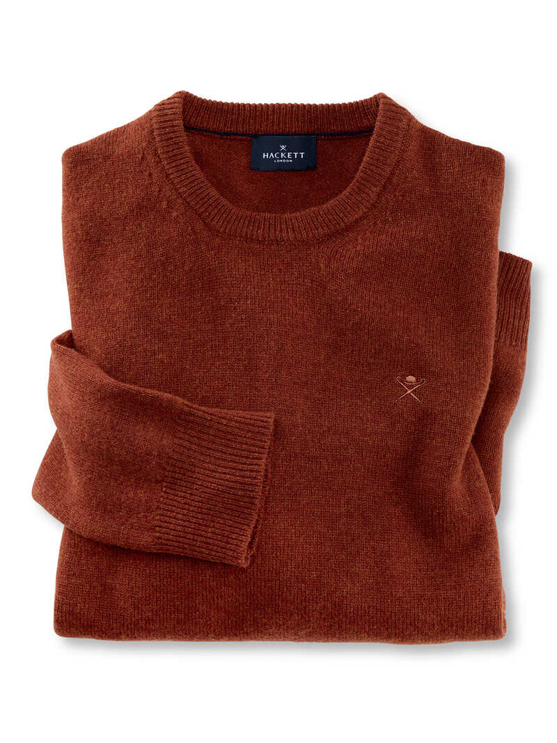 Produktbild zu Lambswool-Pullover mit Rundhals