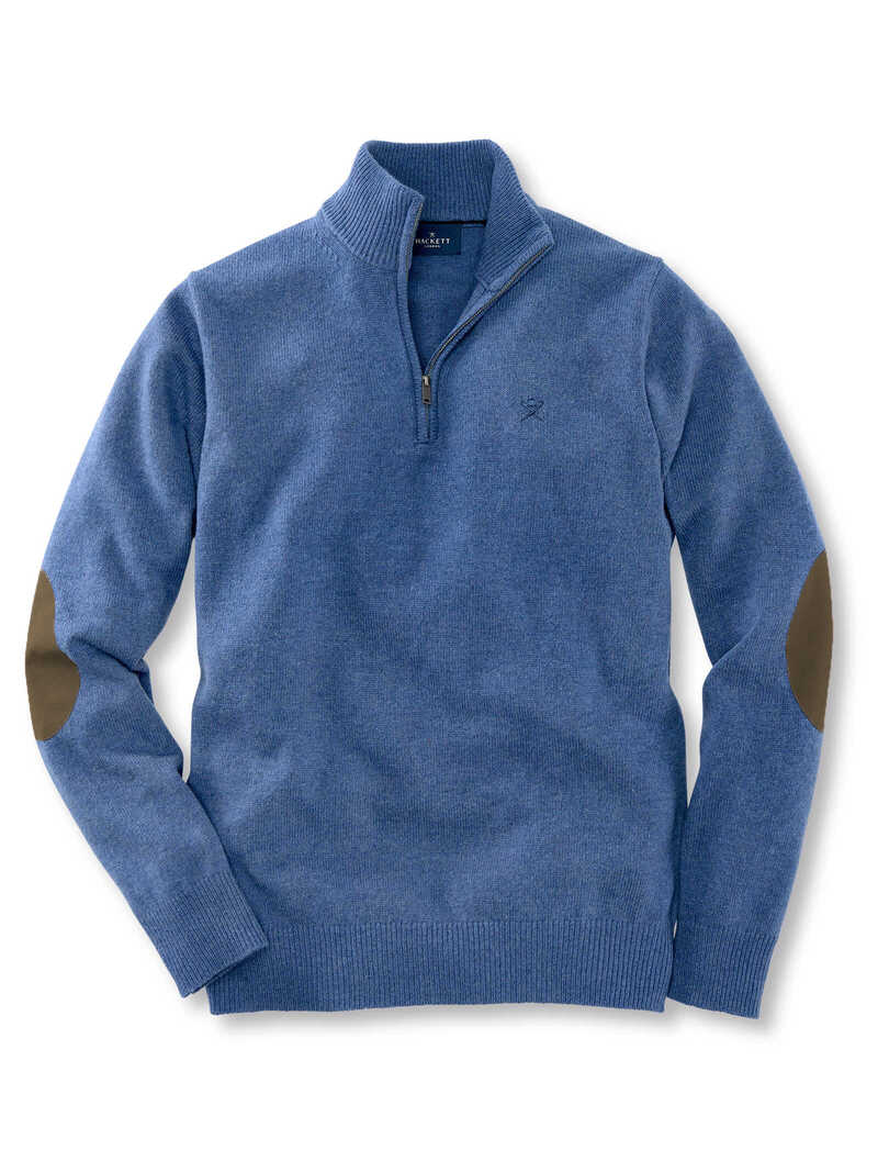 Alternatives Bild 1 zu Lambswool-Troyer mit rmelpatches