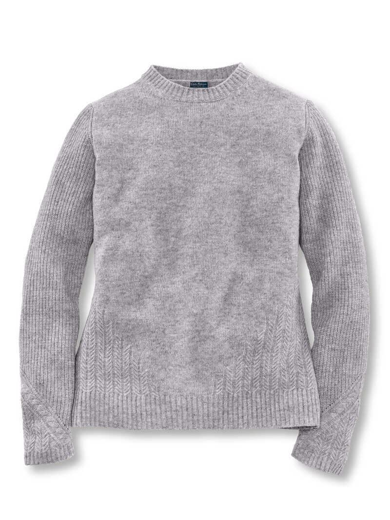 Alternatives Bild 2 zu Merinopullover mit Zopfstrick