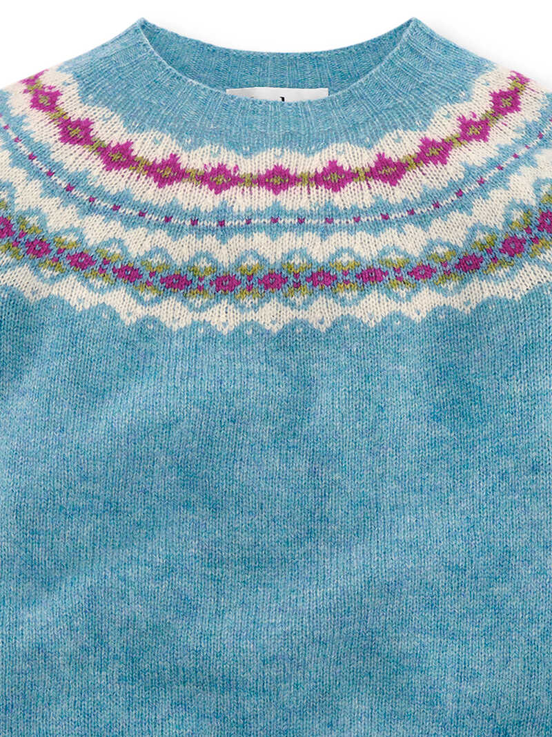 Alternatives Bild 3 zu Fair-Isle-Pullover aus Shetlandwolle