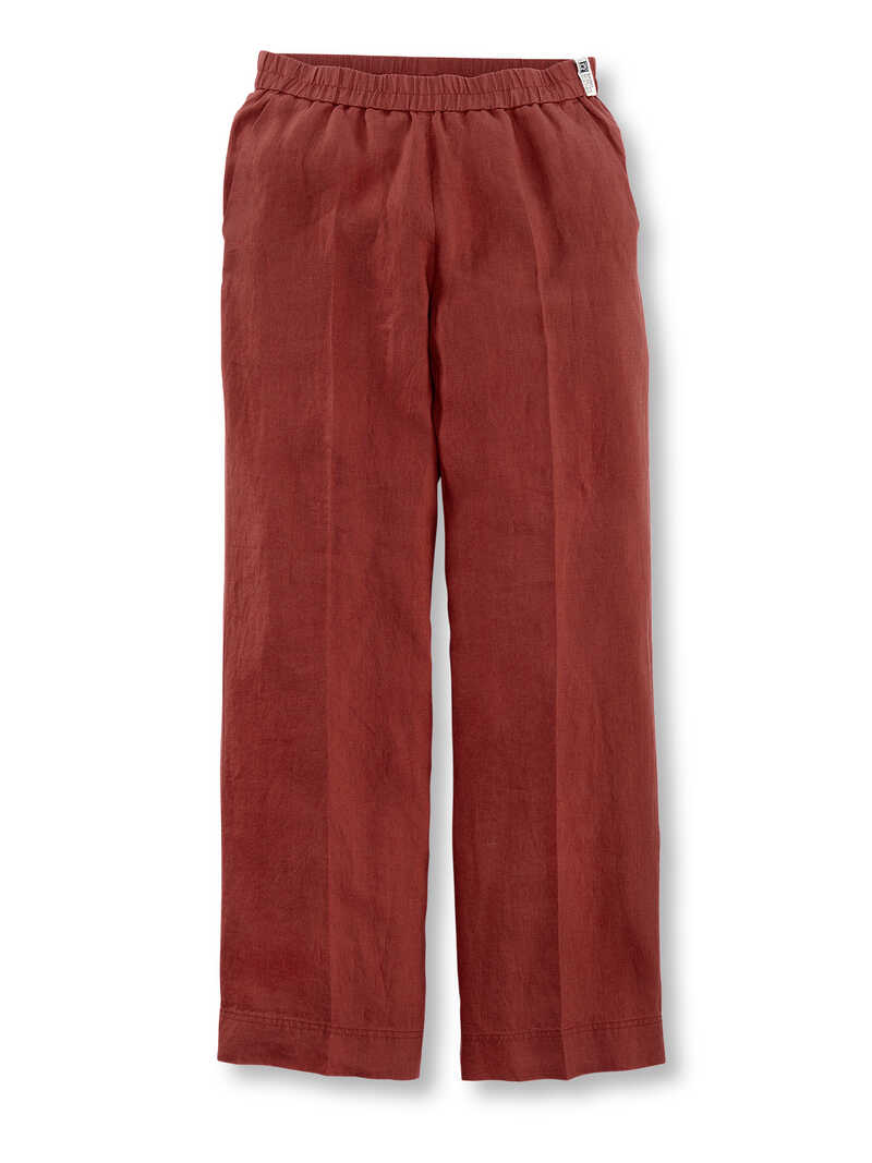 Alternatives Bild 2 zu Rote Leinenhose