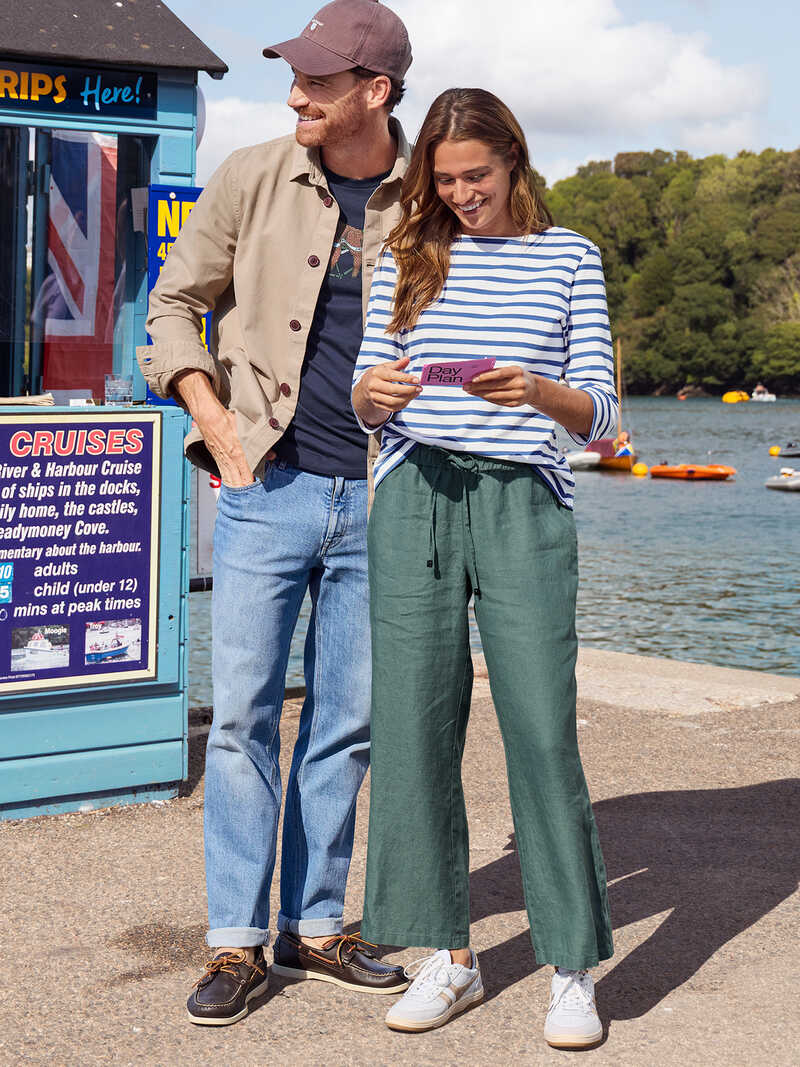 Alternatives Bild 1 zu Culotte-Hose aus irischem Leinen