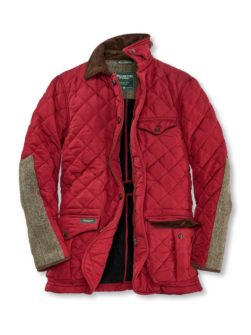 Produktbild zu Rote Steppjacke Country