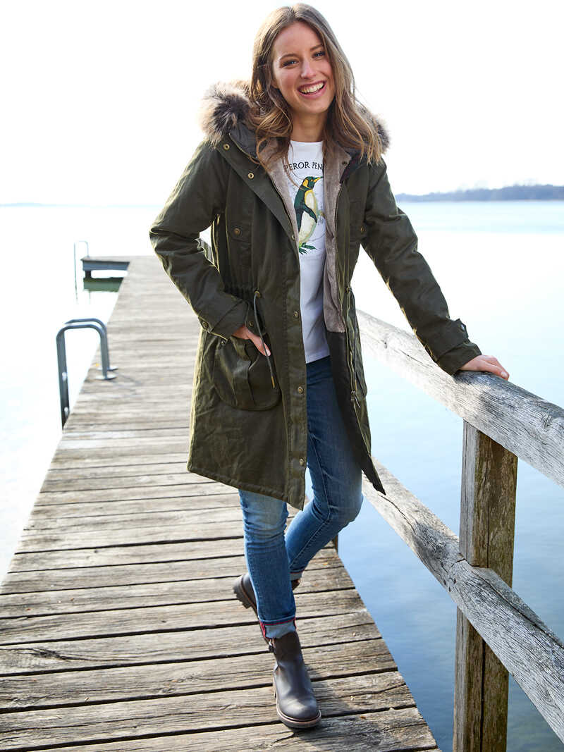barbour damen parka