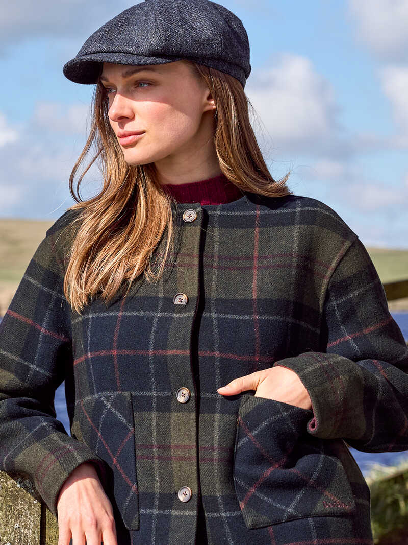 Alternatives Bild 4 zu Wolljacke Marlow im Shadow Tartan