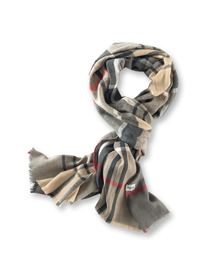 barbour schal herren