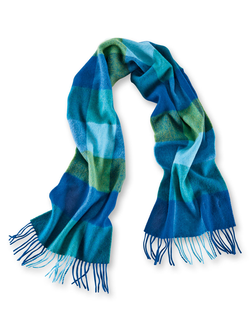 Alternatives Bild 1 zu Karierter Lambswool-Schal