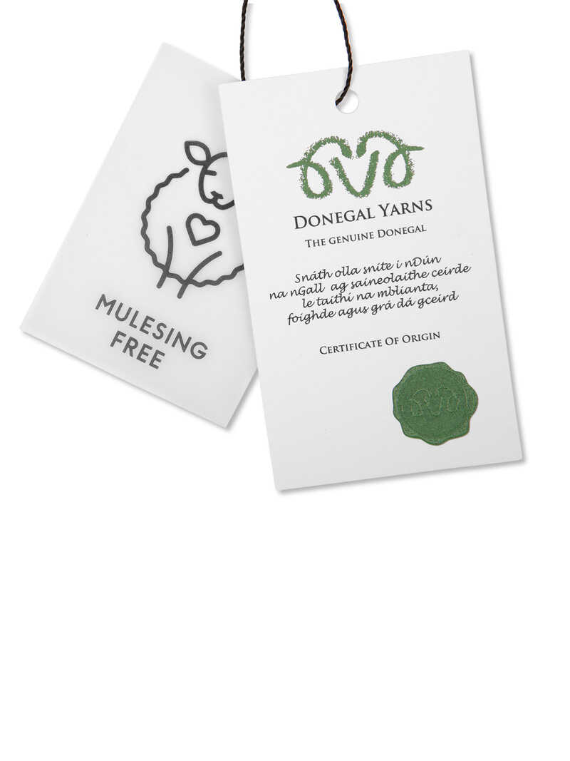 Alternatives Bild 2 zu Rote Strickmtze Donegalgarn