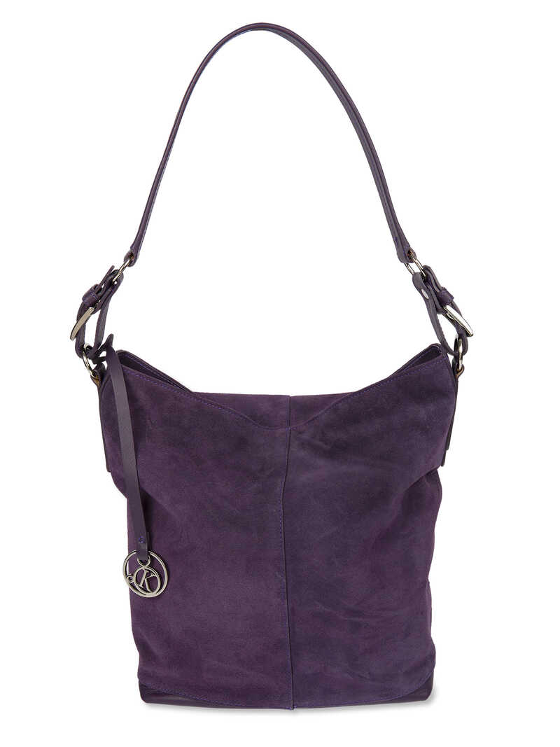 Produktbild zu Veloursledertasche