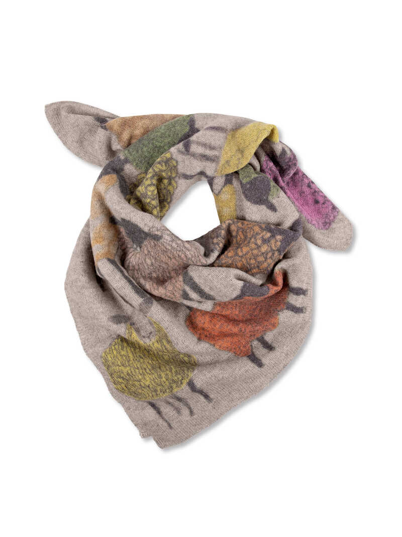 Alternatives Bild 1 zu Wolltuch mit Schafen