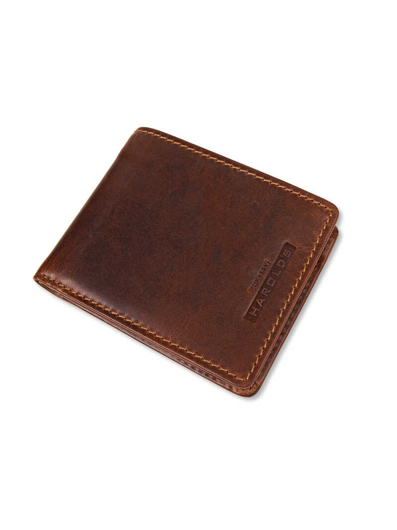 Alternatives Bild 1 zu Leder-Portemonnaie naturbelassenes Rindsleder