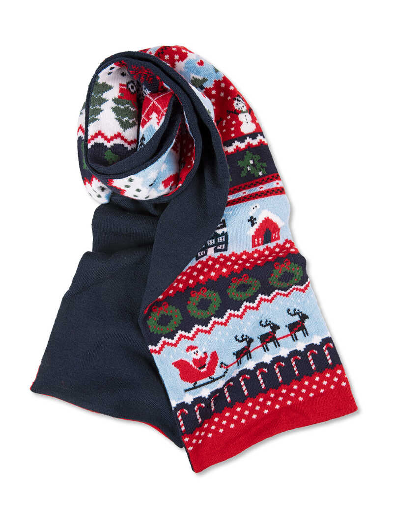 Alternatives Bild 2 zu Weihnachtsschal aus reiner Wolle