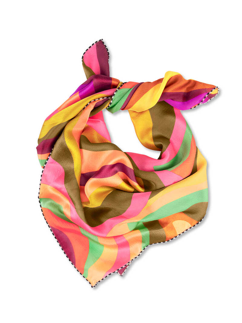 Produktbild zu Seidentuch Waves